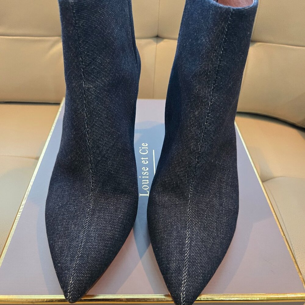 LOUISE ET CIE DENIM BOOTIES SIZE 10